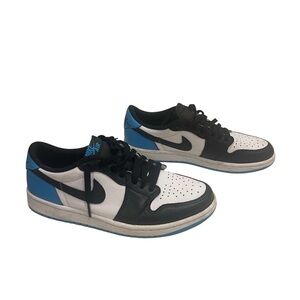 Nike Men's Air Retro Low Black and Blue Sneakers Size 9